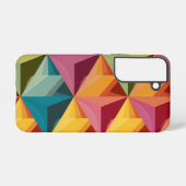 Bold Geometric Triangle Pattern Samsung Galaxyケース (裏面横)