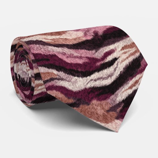 Bold Gift For Boyfriend Tiger Skin ネクタイ (ロール)