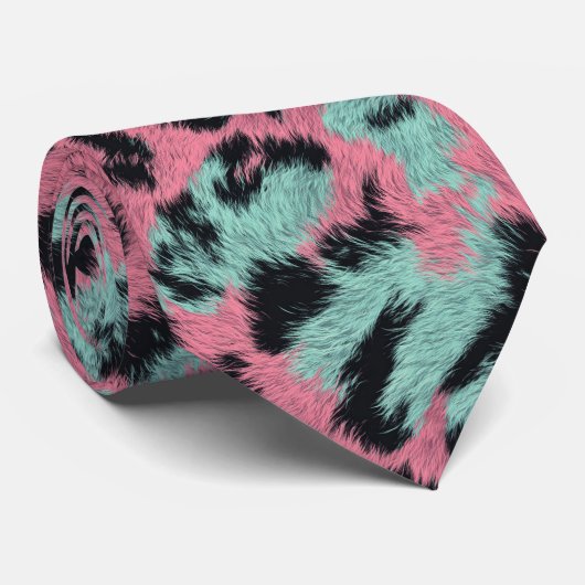 Bold Gifts For Father Tiger Print ネクタイ (ロール)