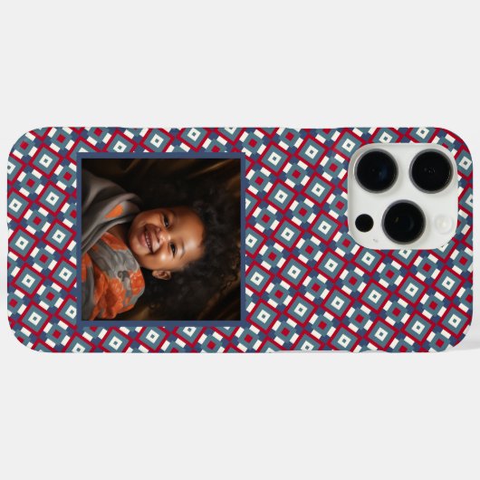 Bold Gifts For Girlfriend Square Pattern  Case-Mate iPhoneケース (裏面 (横))