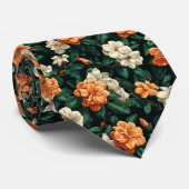 Bold Gifts For Husband Gardenias Floral ネクタイ (ロール)