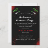 Bold Gothic Halloween Invitation 招待状 (裏面)