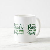 Bold Green Irish Quote St Patrick’s Mug コーヒーマグカップ (正面右)