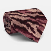 Bold Groomsman Gift Tiger Skin ネクタイ (ロール)