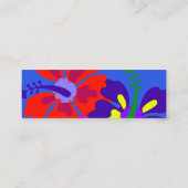 Bold Hibiscus Profile Contact Cards コーリングカード (裏面)