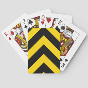 Bold Highway Traffic Bumble Bee Chevrons トランプ