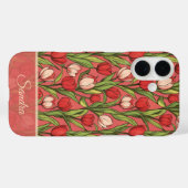 Bold Holiday Gift Tulip Floral Custom Case-Mate iPhoneケース (裏面 (横))