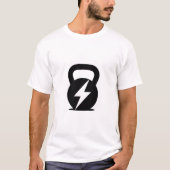 Bold Kettlebell Lightning Design Tee Tシャツ (正面)