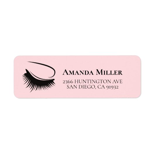 Bold Lash / Brow Artist 返信先ラベル ラベル (正面)