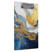 Bold Lava Flow in Gold and Blue クリップボード (右)