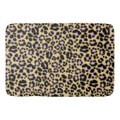 Bold Leopard Animal Print Glam 1 バスマット (正面)