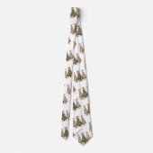 Bold leopard pattern Christmas gift for him tie ネクタイ (裏面)