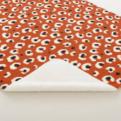 Bold Leopard Print シェルパブランケット (3/4)