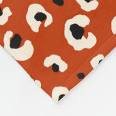 Bold Leopard Print Stylish Animal Fleece Blanket フリースブランケット (角)