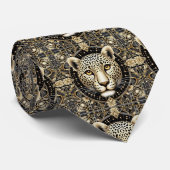 Bold Leopard Tie | Masculine Men's Fashion ネクタイ (ロール)