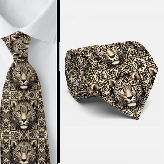 Bold Leopard Tie | Masculine Men's Fashion ネクタイ