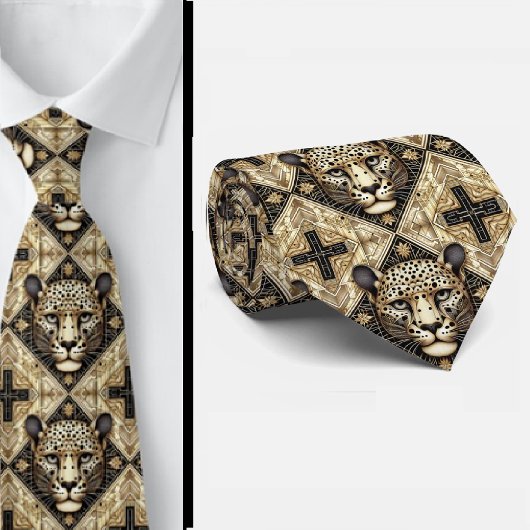 Bold Leopard Tie | Masculine Men's Fashion ネクタイ