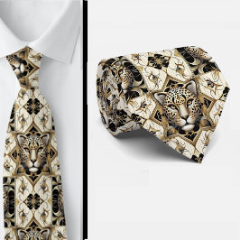 Bold Leopard Tie | Masculine Men's Fashion ネクタイ