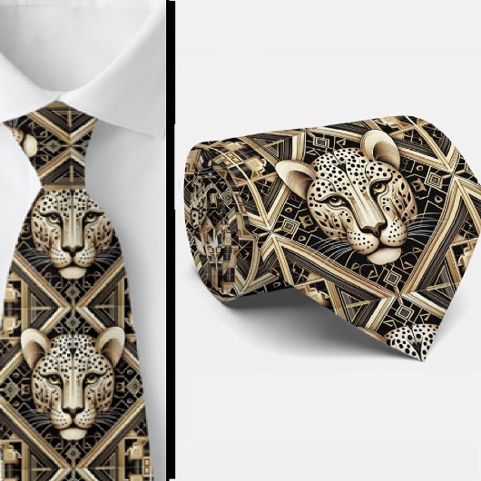 Bold Leopard Tie | Masculine Men's Fashion ネクタイ