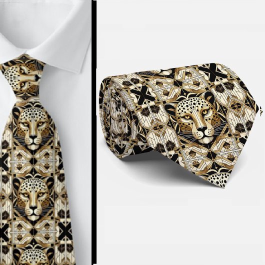 Bold Leopard Tie | Masculine Men's Fashion ネクタイ