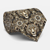 Bold Leopard Tie | Perfect for a Night on the Town ネクタイ (ロール)