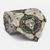 Bold Leopard Tie | Perfect for a Night on the Town ネクタイ (ロール)