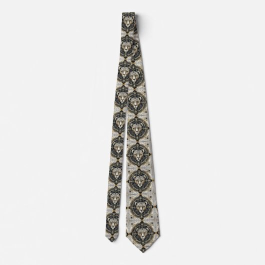 Bold Leopard Tie | Perfect for a Night on the Town ネクタイ (裏面)