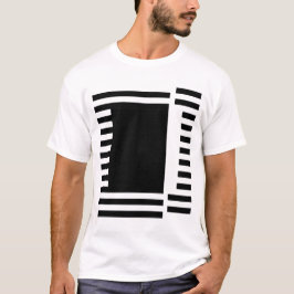 bold lines square tシャツ