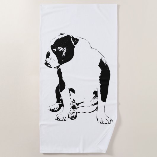 Bold Lines, Year‑Round Mate ビーチタオル (正面)