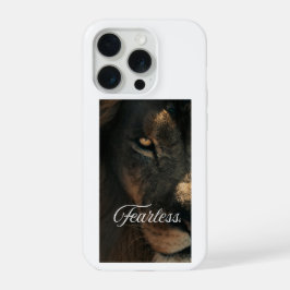 Bold Lion Eye Strength and Courage iPhone/Samsung iPhone 15 Proケース