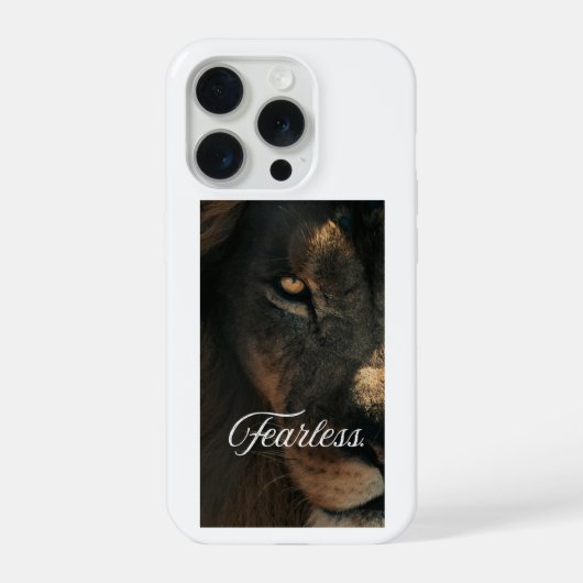 Bold Lion Eye Strength and Courage iPhone/Samsung iPhoneケース (裏面)