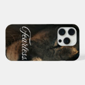 Bold Lion Eye Strength and Courage iPhone/Samsung iPhoneケース (裏面横)