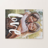 Bold love family photo ジグソーパズル (横)