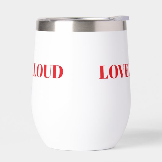 Bold Love Is Loud Valentine’s Day Heart Typography (左面)