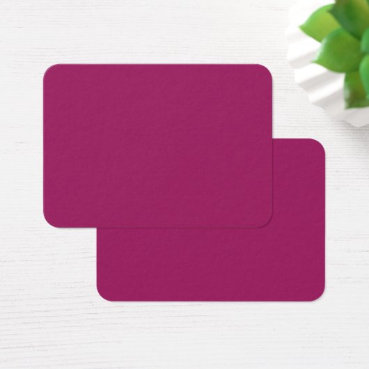 Bold Magenta Elegance | プレミアムプロファイルカード (デスク)