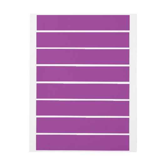 Bold Magenta Wedding Invite with Minimal Style ラップアラウンドラベル (シート)