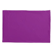 Bold Magenta Wedding Invite with Minimal Style 枕カバー (裏面)