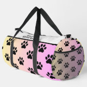 Bold Mandala Tie Dye Gear Monogram Personalize ダッフルバッグ (右コーナー)