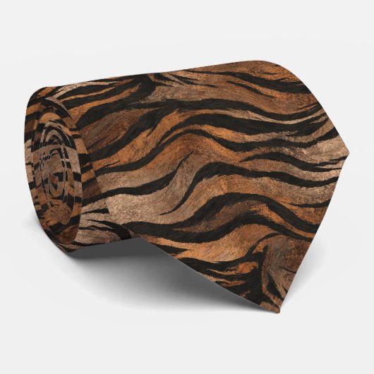 Bold Mens Accessories Tiger Skin ネクタイ (ロール)