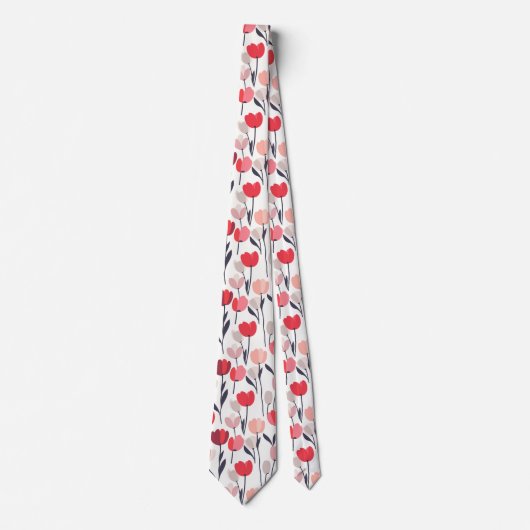 Bold Menswear Ties Tulip Flower ネクタイ (正面)