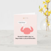 Bold Mental Health | 心に優しく カード (黄色い花)