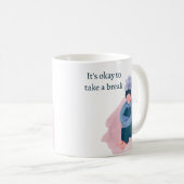 Bold Mental Health | 進歩こそが全て コーヒーマグカップ (正面右)