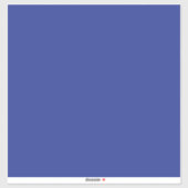 Bold Minimal Wedding Invite in Deep Blue シール (シート)