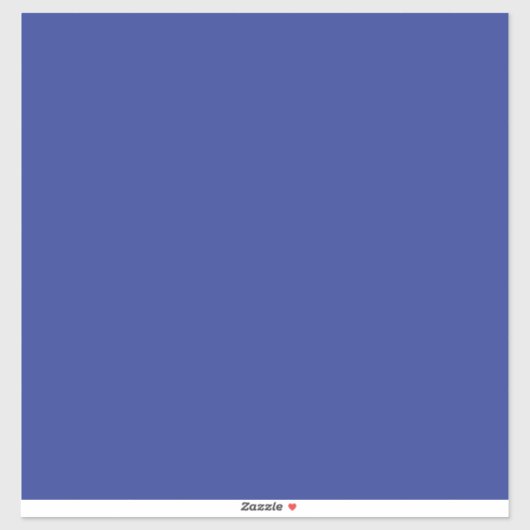 Bold Minimal Wedding Invite in Deep Blue シール (シート)