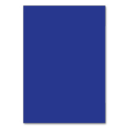 Bold Minimal Wedding Invite in Deep Blue テーブルナンバー