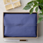 Bold Minimal Wedding Invite in Deep Blue 薄葉紙 (ギフト)