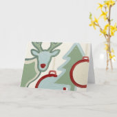 Bold Minimalist Christmas Card カード (黄色い花)
