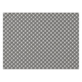 Bold Minimalist Poppy Textured Floral Black テーブルクロス (正面(横))