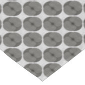 Bold Minimalist Poppy Textured Floral Black テーブルクロス (アングル)