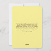 Bold Modern Yellow New Year Cheer 2026 Photo シーズンカード (裏面)